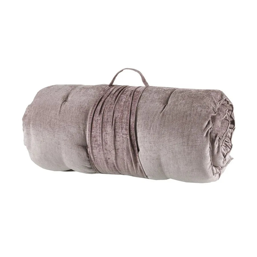 Poly Chenille Lounge Floor Pillow Cushion Blush 27 x 74