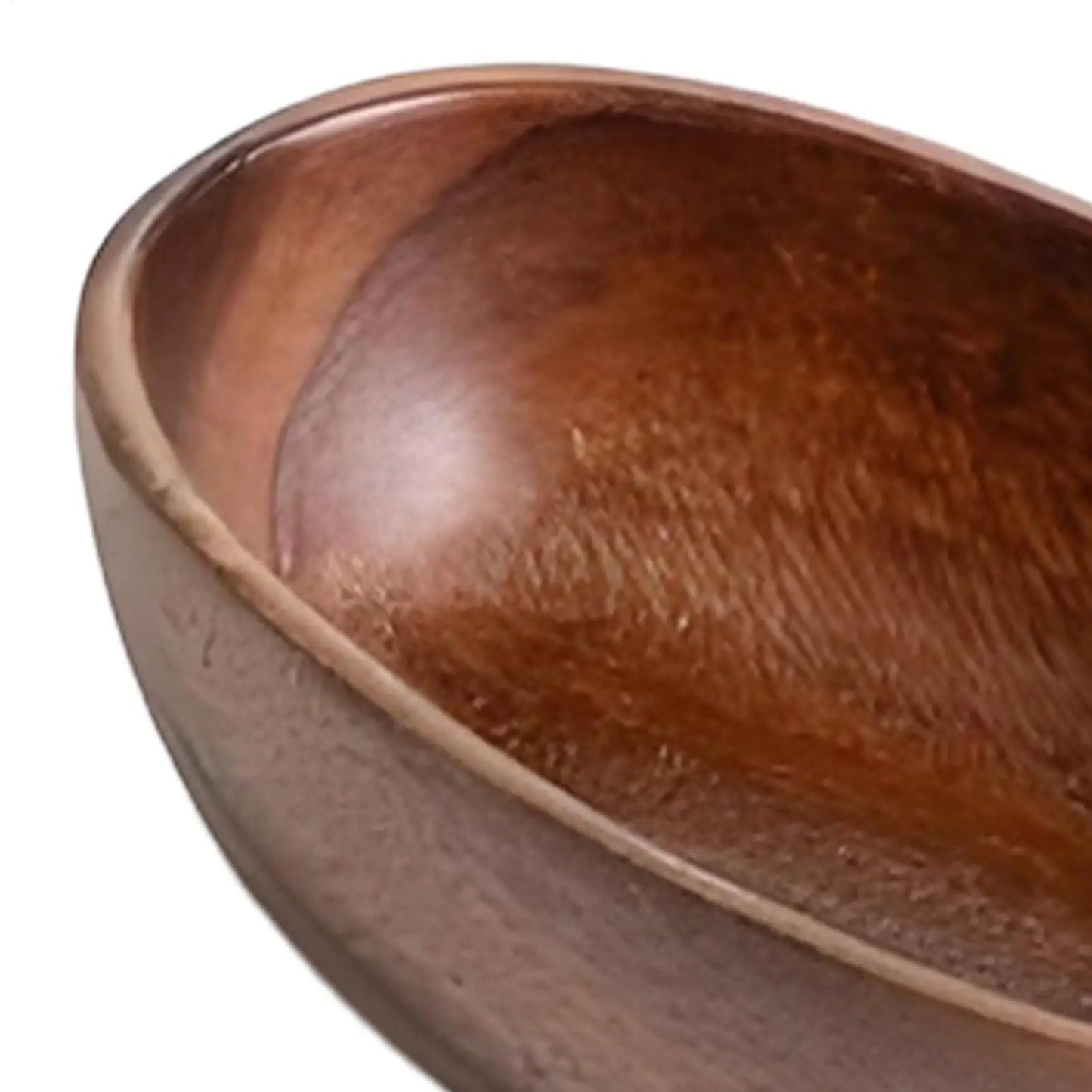Creative Snacks Bowl  Wood Boat-Shaped Rectangular