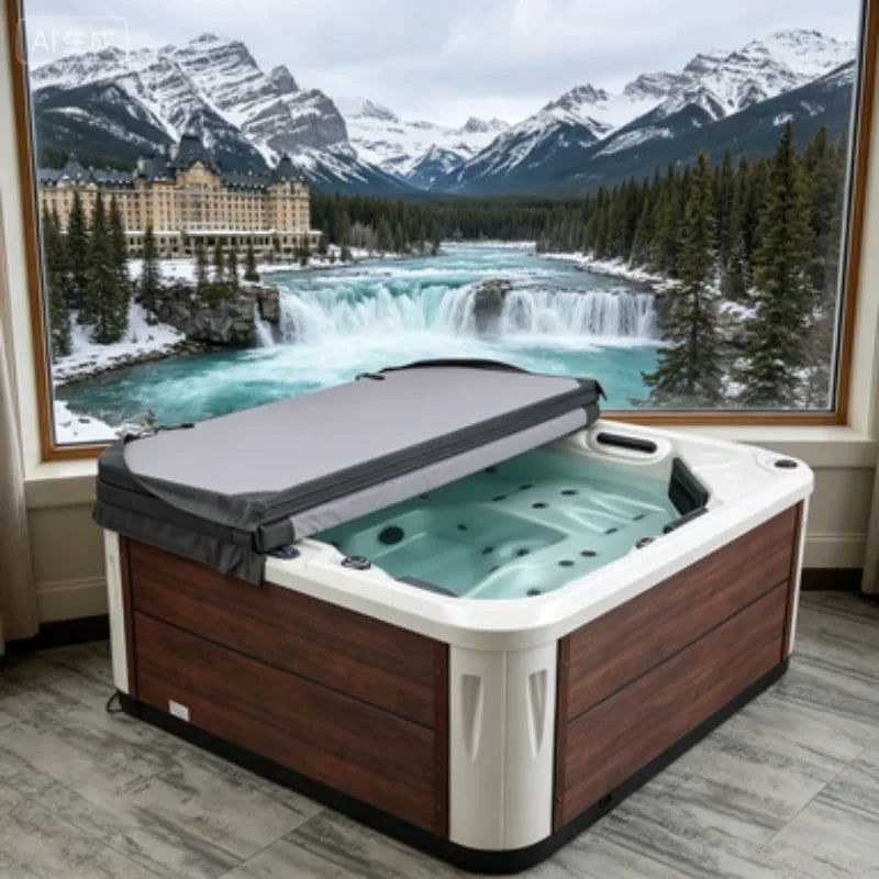 5 Adults Spa Whirlpool Jacuzzi Massage Hydrotherapy 140 Jets