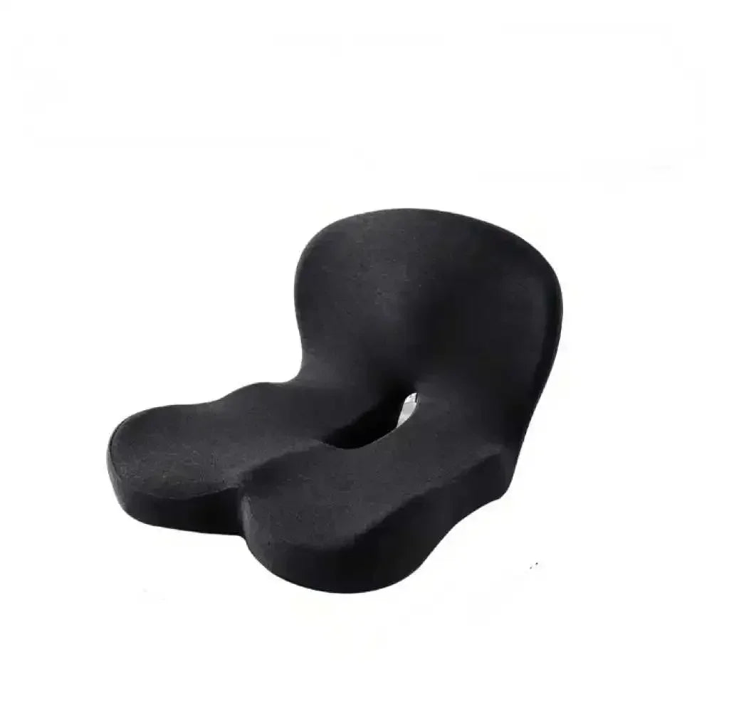 L-Shaped Memory Foam Seat Cushion with Fixing Strap,