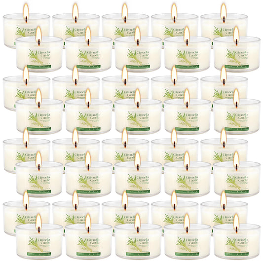 40-piece scented candles, with a fresh citronella fragrance-1.2 ounces in size,