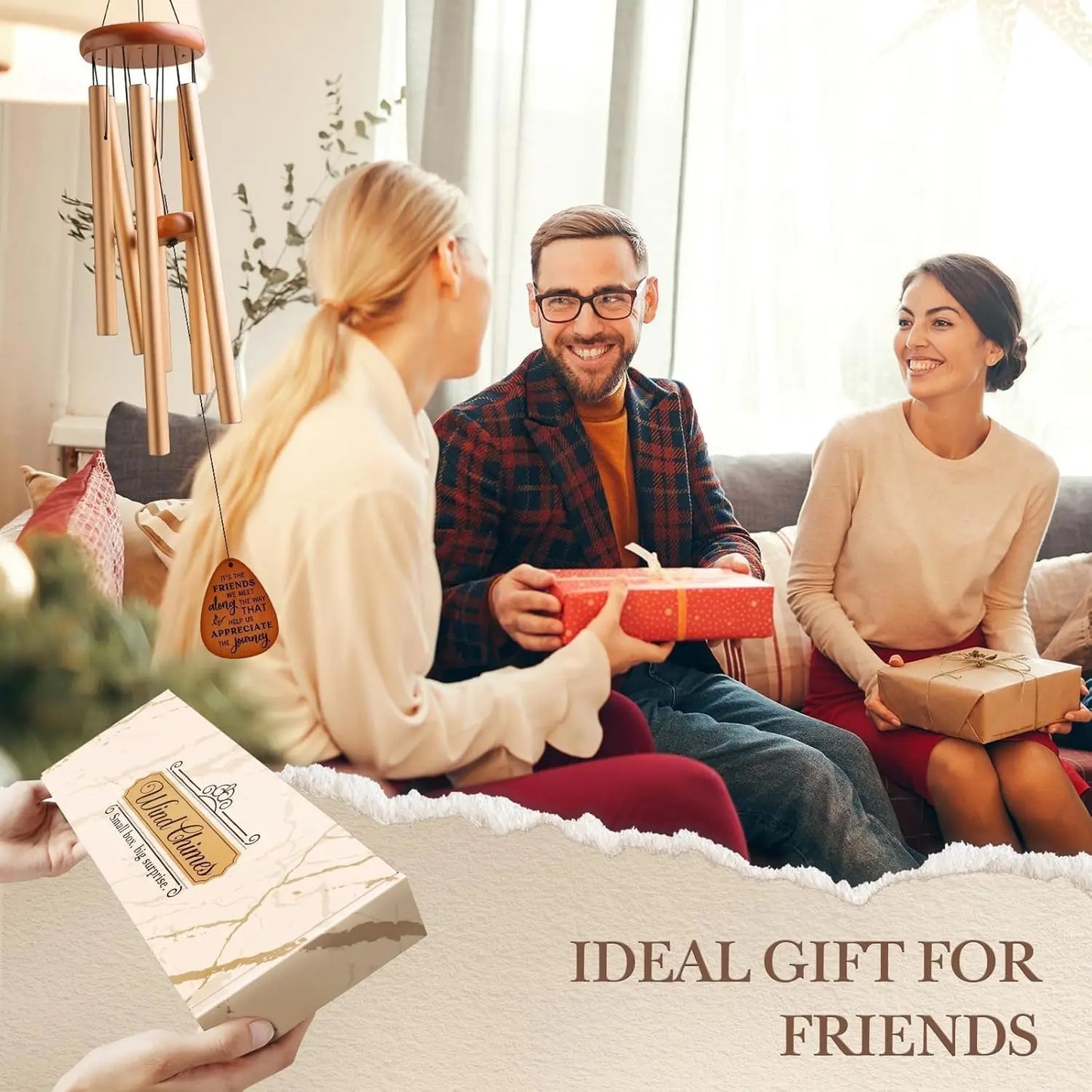 Friendship Wind Chime Best Friend Gifts