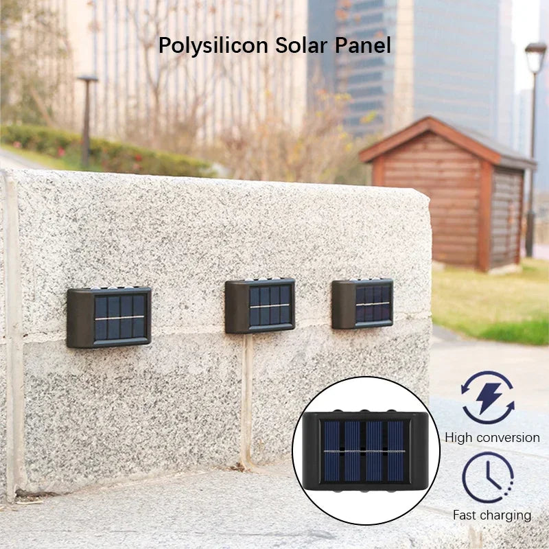 Solar LED Light, Outdoor Waterproof Wall Lamp