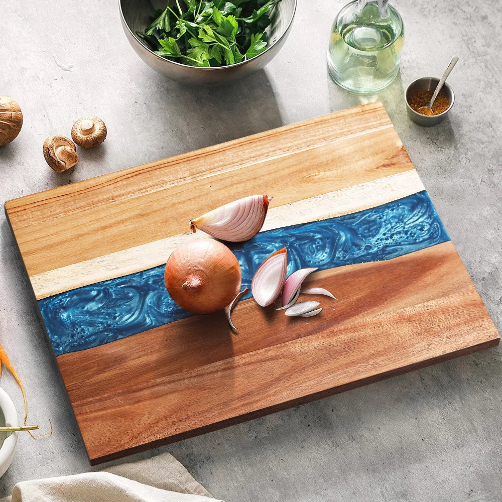 Acacia Wood Resin double-sided Cutting Board