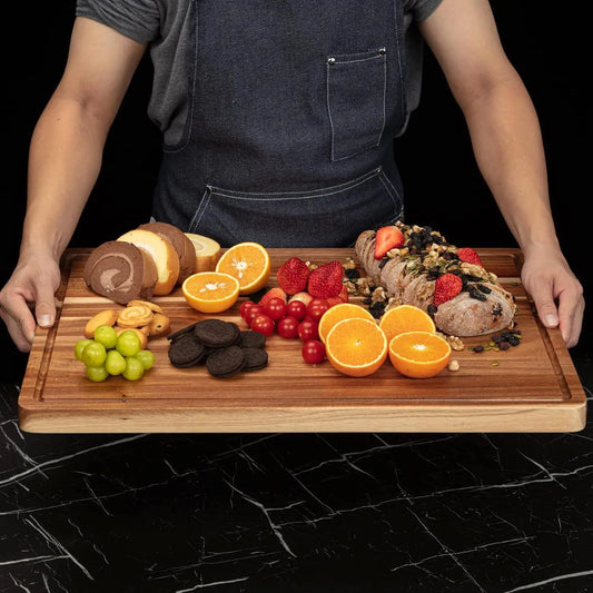 Extra Large Acacia Wood Cutting Board Thick Butcher Block