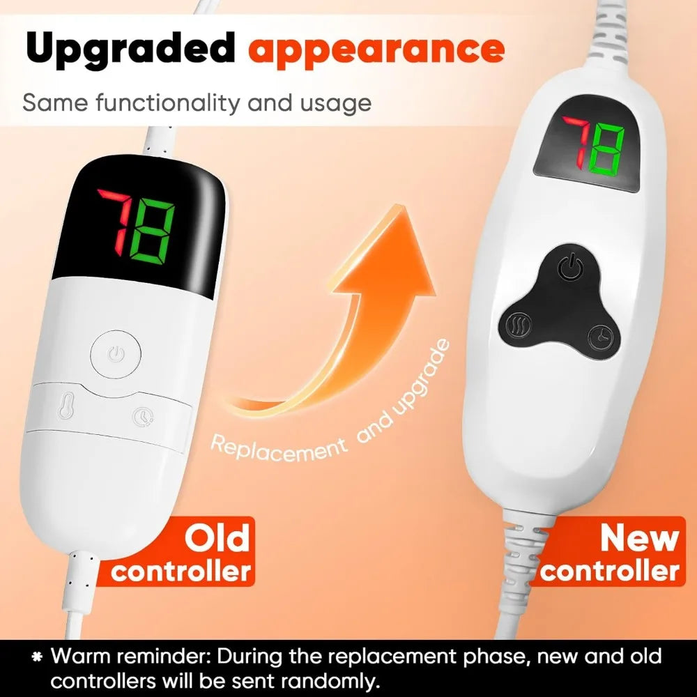 Electric Heated Throw Blanket 50x60 Inch, Fleece Soft