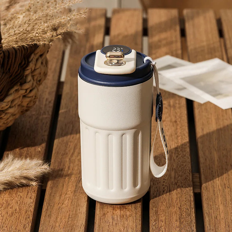 450ML Stainless Steel Thermo Water Bottle LED