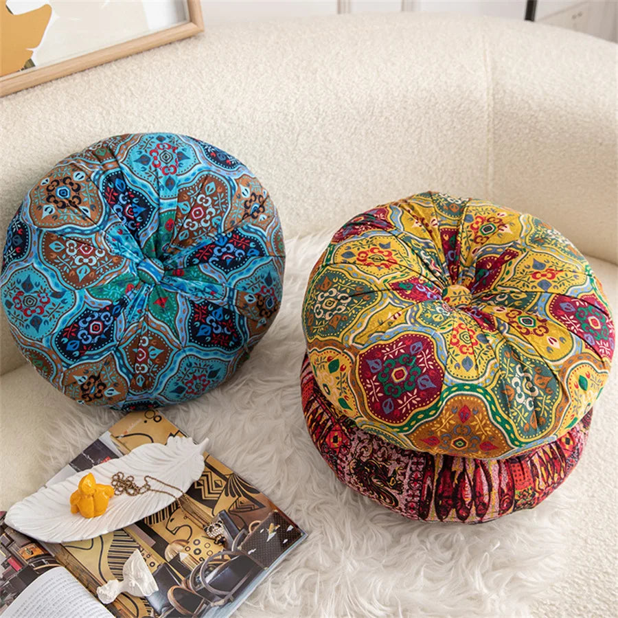 Floor Pillow Round Large Circle Cushion for Indoor Outdoor
