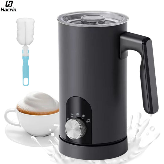 Electric Milk Frother Milk Foam Machine  5 in 1 Hot and Cold Milk Frother