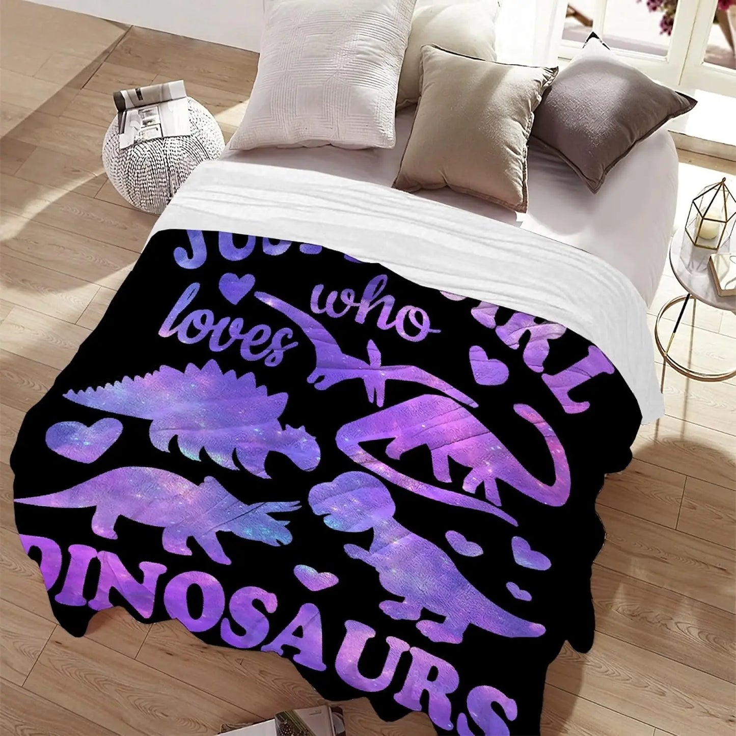 Dinosaur Blanket Gift  Soft Throw Dino Comfy