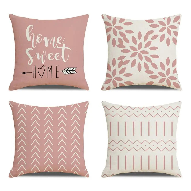 4PCS Throw Pillow Covers 18x18Inch