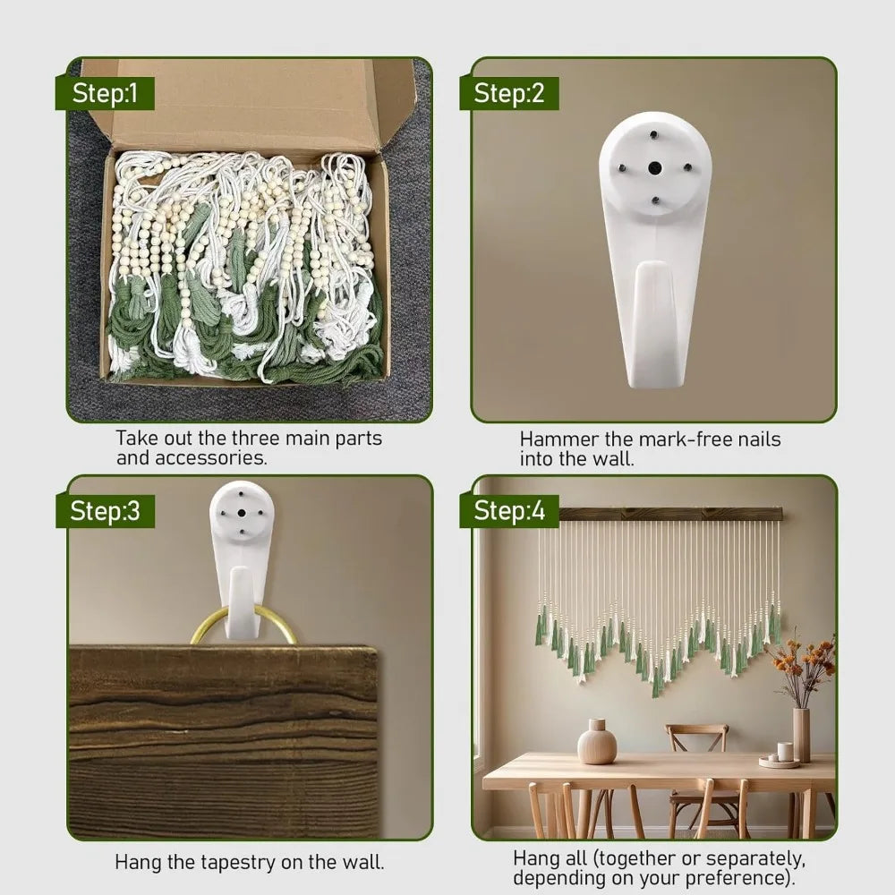 Large  Wall Hanging Handmade Macrame Woven Tapestry