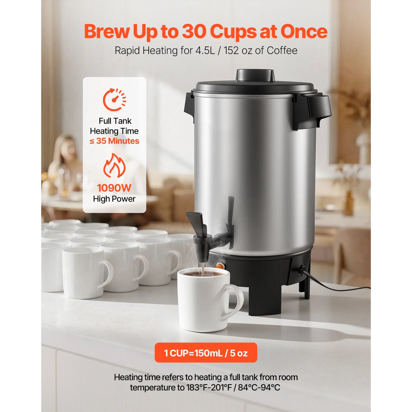 SucceBuy Commercial Coffee Urn