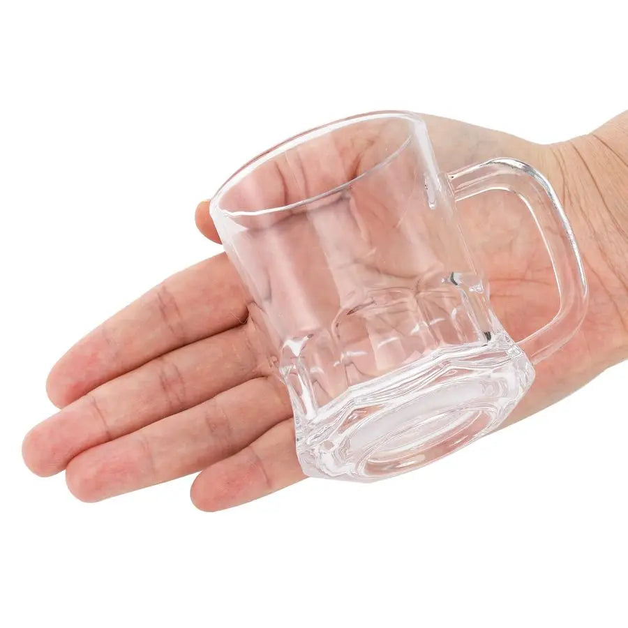 Set of 24 Mini Beer Mug, 5oz Mason Beer Mug Glass Beer Steins