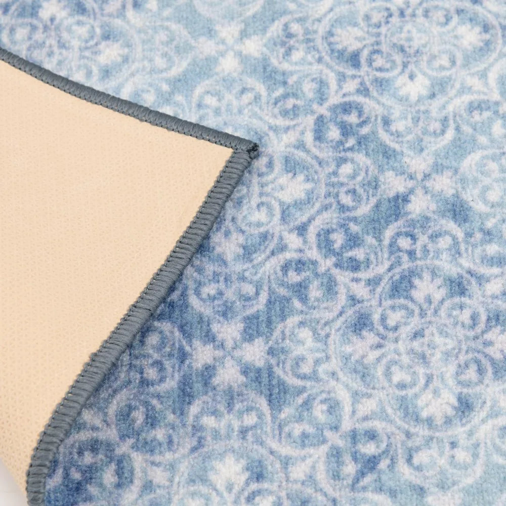 Mainstays 18"x30" Teal Medallion Indoor Rug