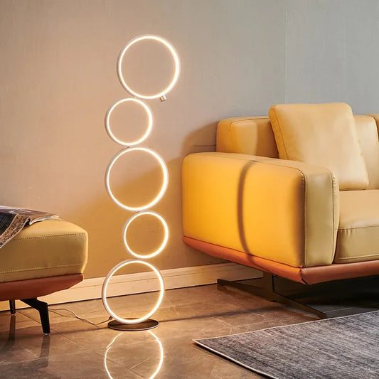 LED Floor Lamp Touch Switch Three-level Dimming