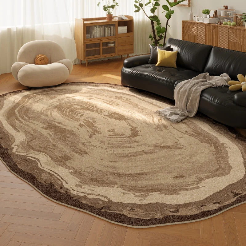 Irregular Shapes Rugs Thick Anti-slip Fluffy