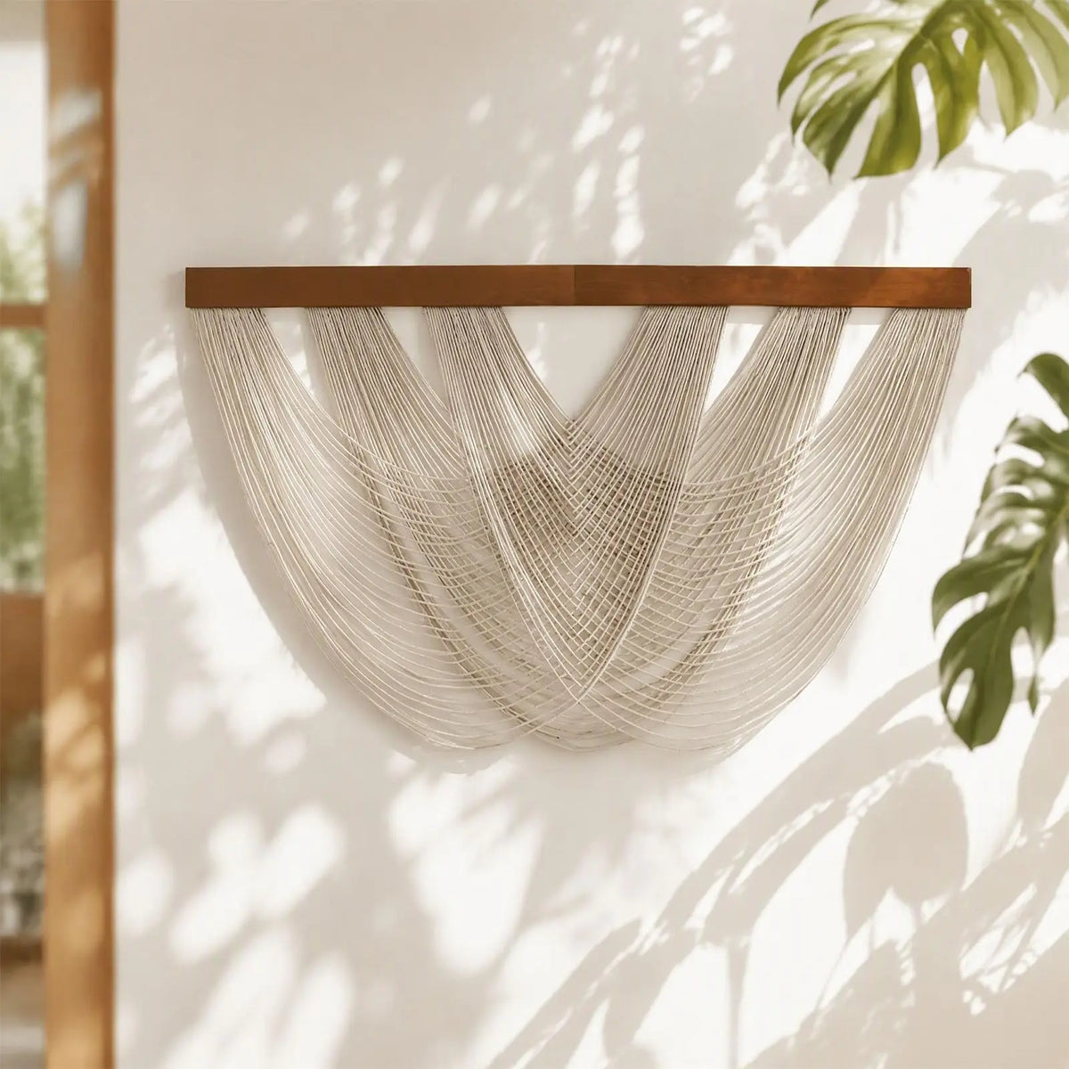 Handwoven Cotton Rope Wall Tapestry Macrame Hanging
