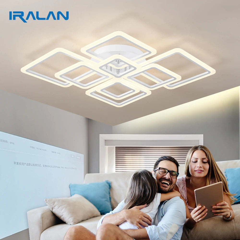Modern LED Ceiling Light Acrylic square Dimmable Smart Ceiling Pendant Lamp Living Room Lights For Bedroom Dining Room Luminaire