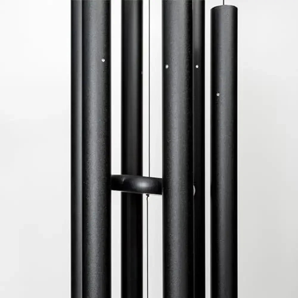 56" Black Aluminum Wind Chime 6 Tubes