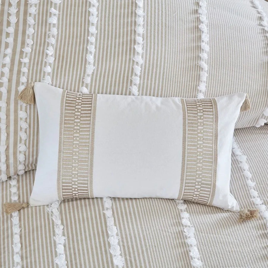 Embroidered Cn Oblong Drative Pillow