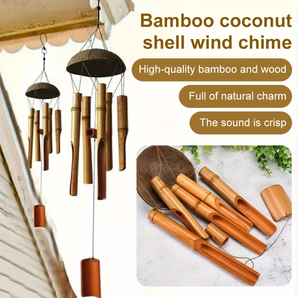 63.5cm Garden Bamboo Wind Chimes