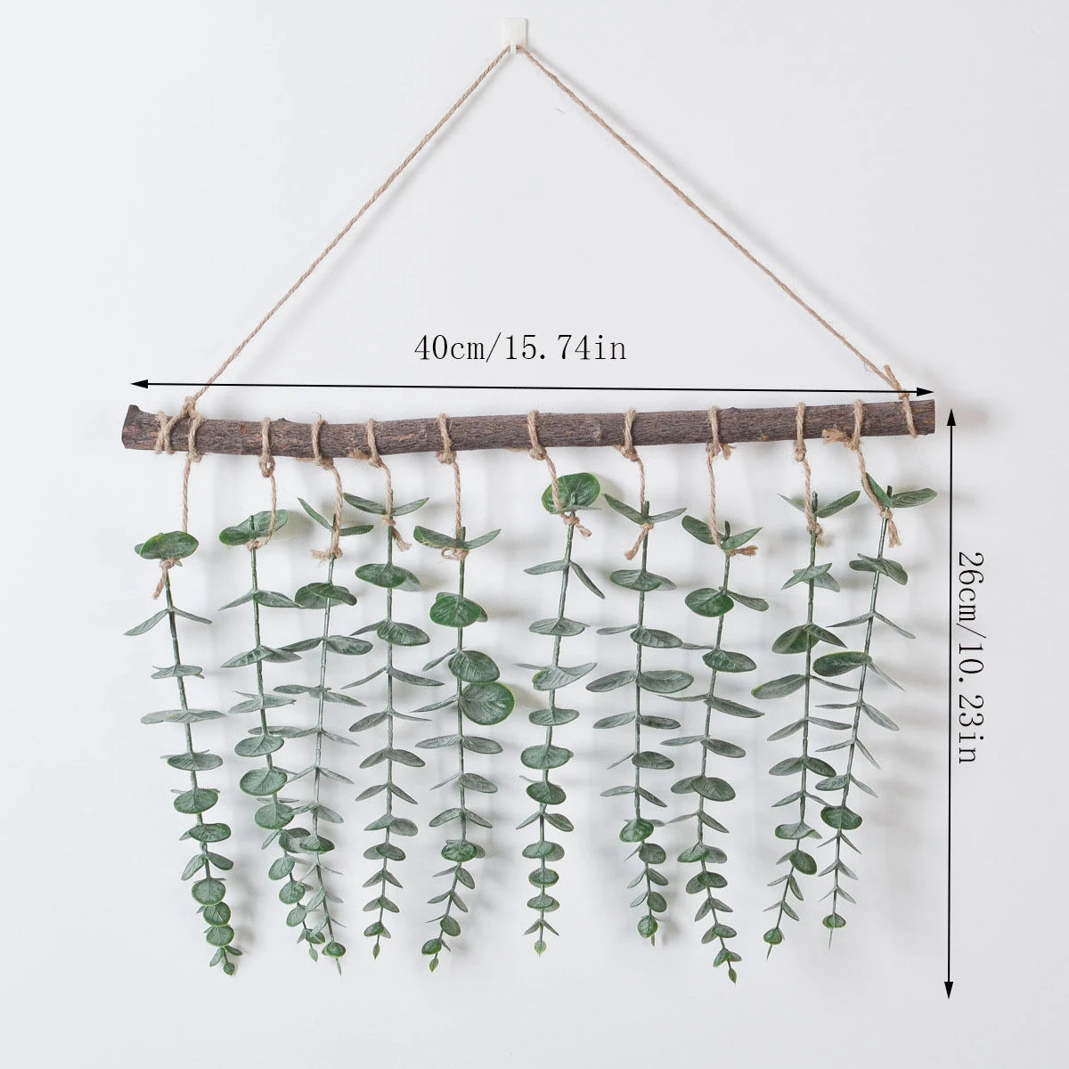 Artificial Eucalyptus Wall Hanging Decor