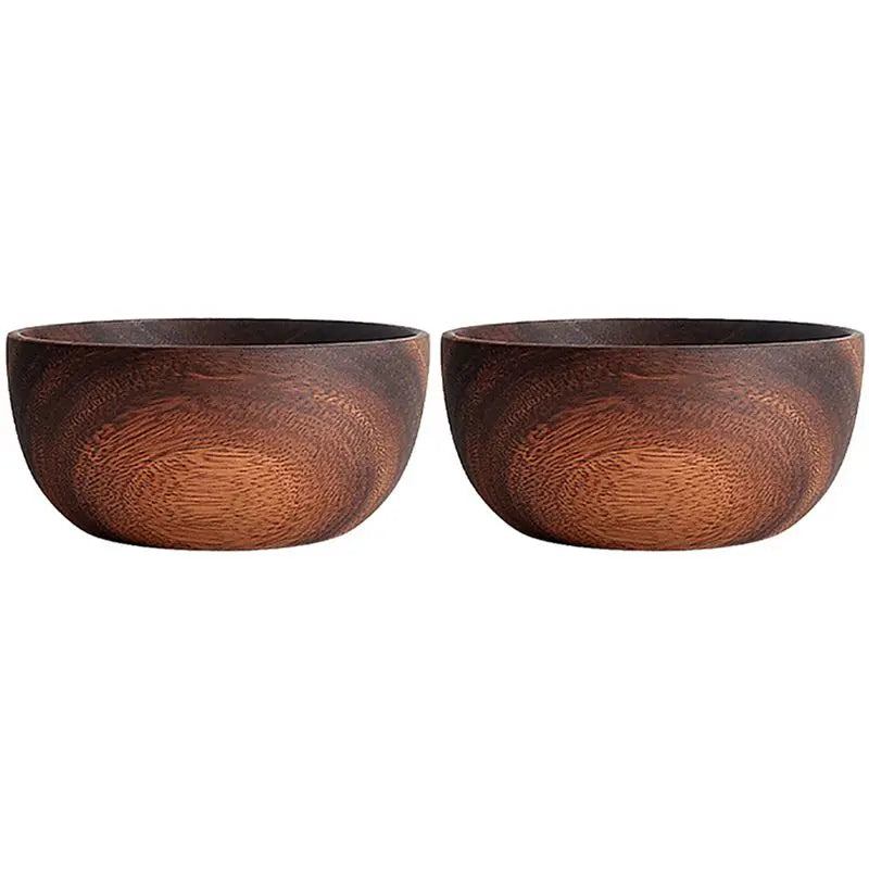 A84E-2X Acacia  Wooden Bowl 5.1X2.4Inch