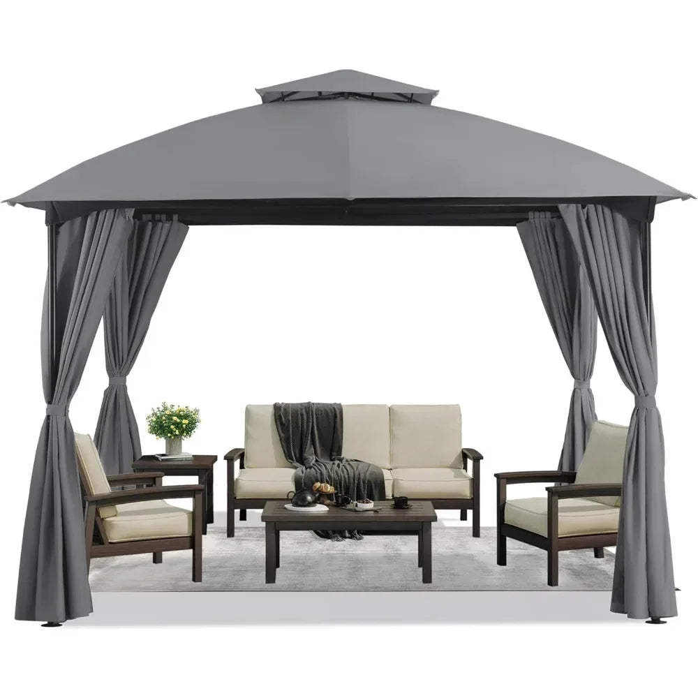 HOME Patio Arc Gazebo Outdoor Canopy Tent 10'x10'