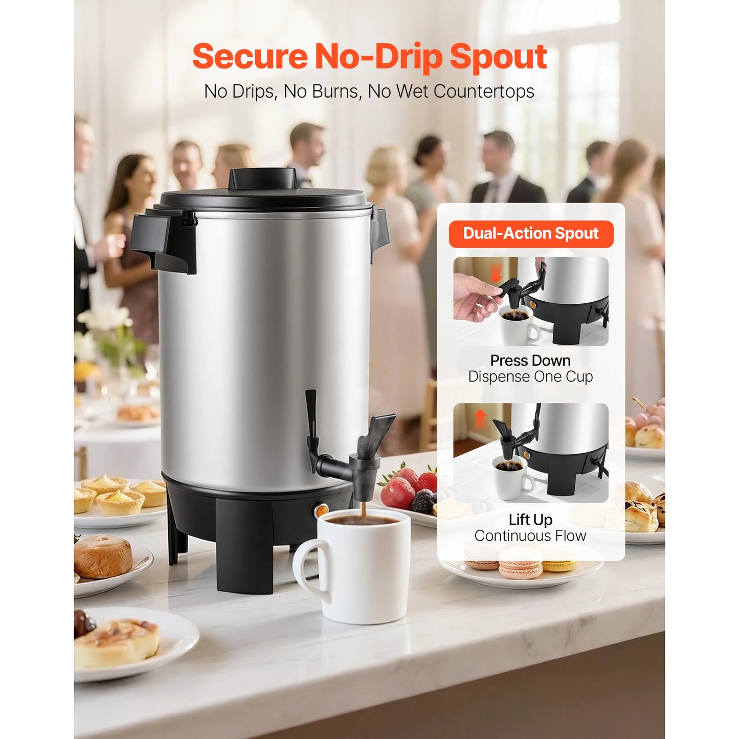 SucceBuy Commercial Coffee Urn