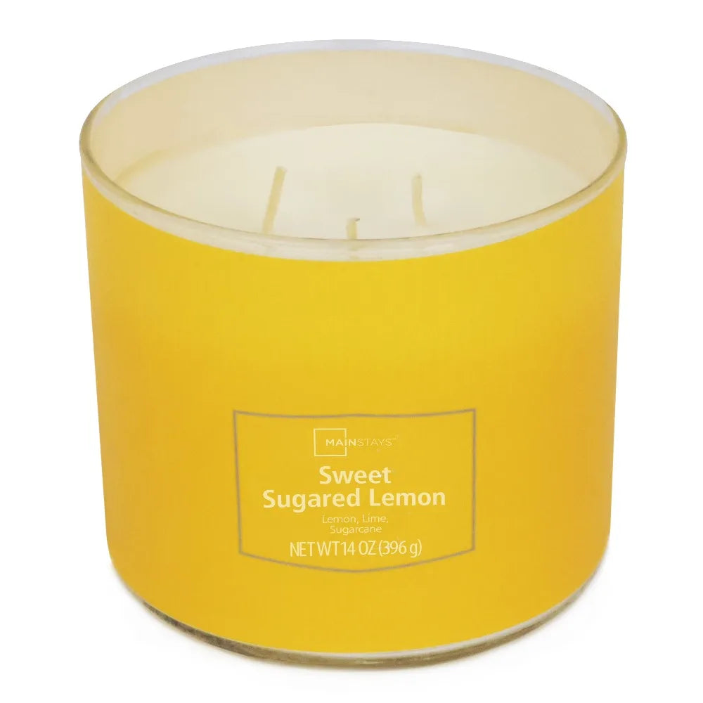 Sweet Sugared Lemon Scented Triple Wick