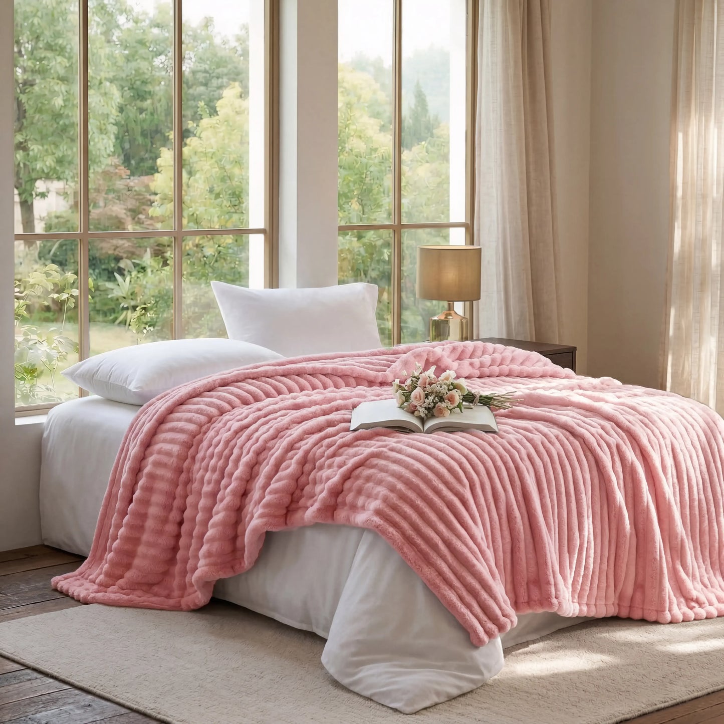 Summer Lightweight Blanket Queen Size - Cooling Throw Blankets