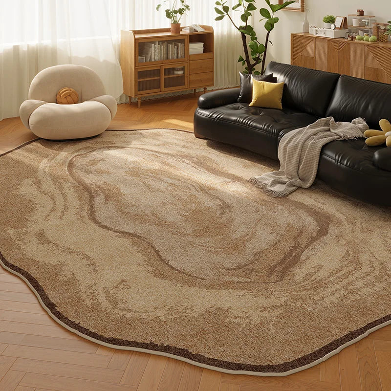 Irregular Shapes Rugs Thick Anti-slip Fluffy