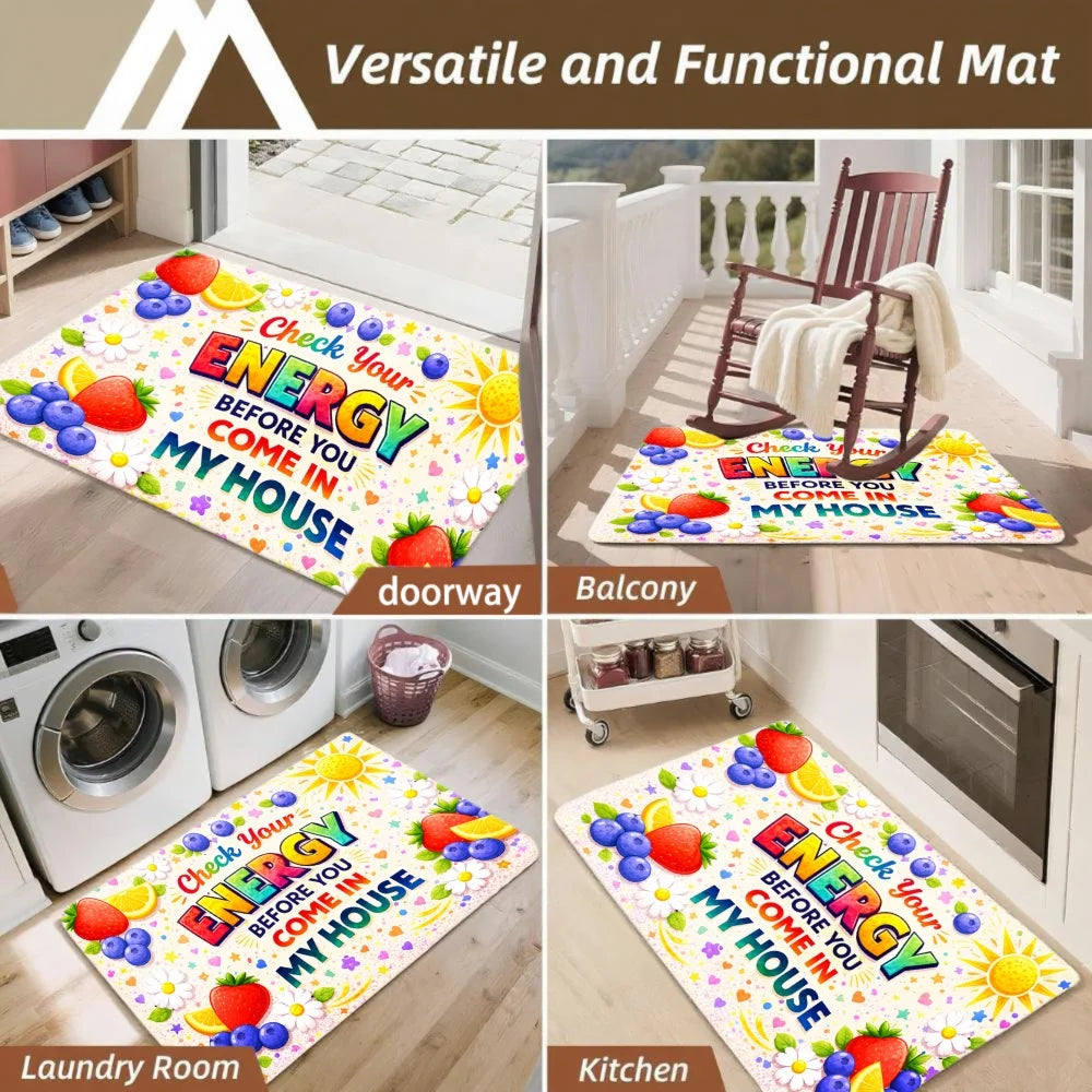 3PCS Mat Set, Front Door, Kitchen, Rug.
