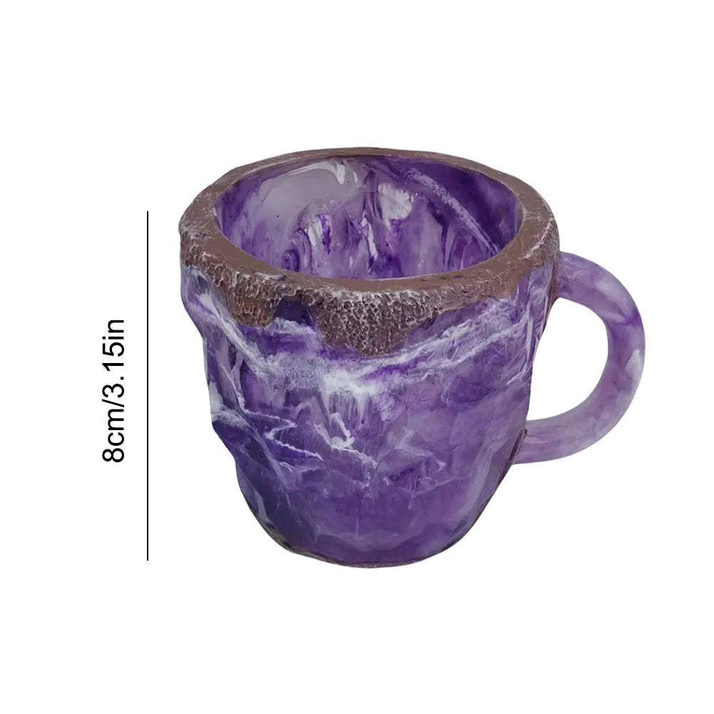 400ml  Mineral Colored Crystal Mug Coffee Cup