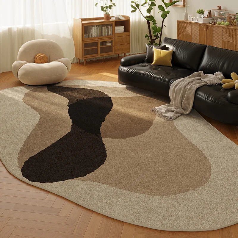 Irregular Shapes Rugs Thick Anti-slip Fluffy