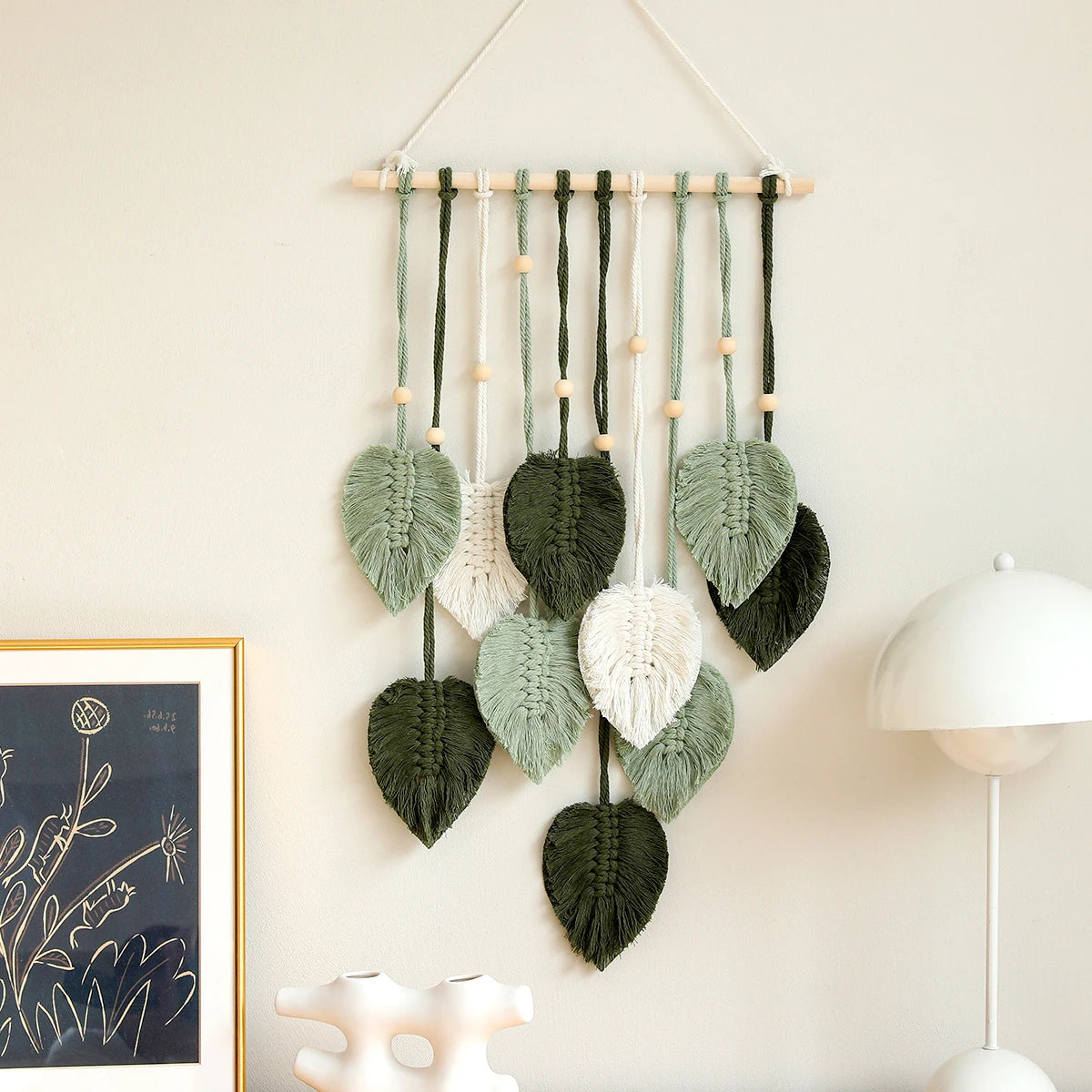 2pcs Bohemian hangings, hand-woven decorations