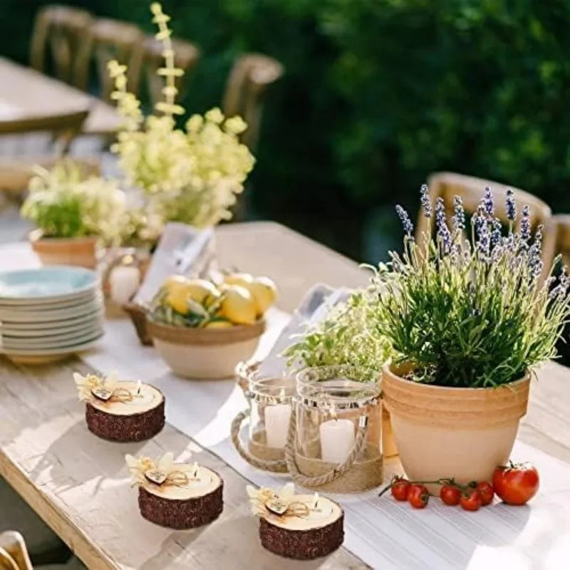 10/15/Pieces Guest Gift Candles  Wooden Tealight Candle Holders