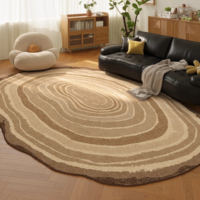 Irregular Shapes Rugs Thick Anti-slip Fluffy