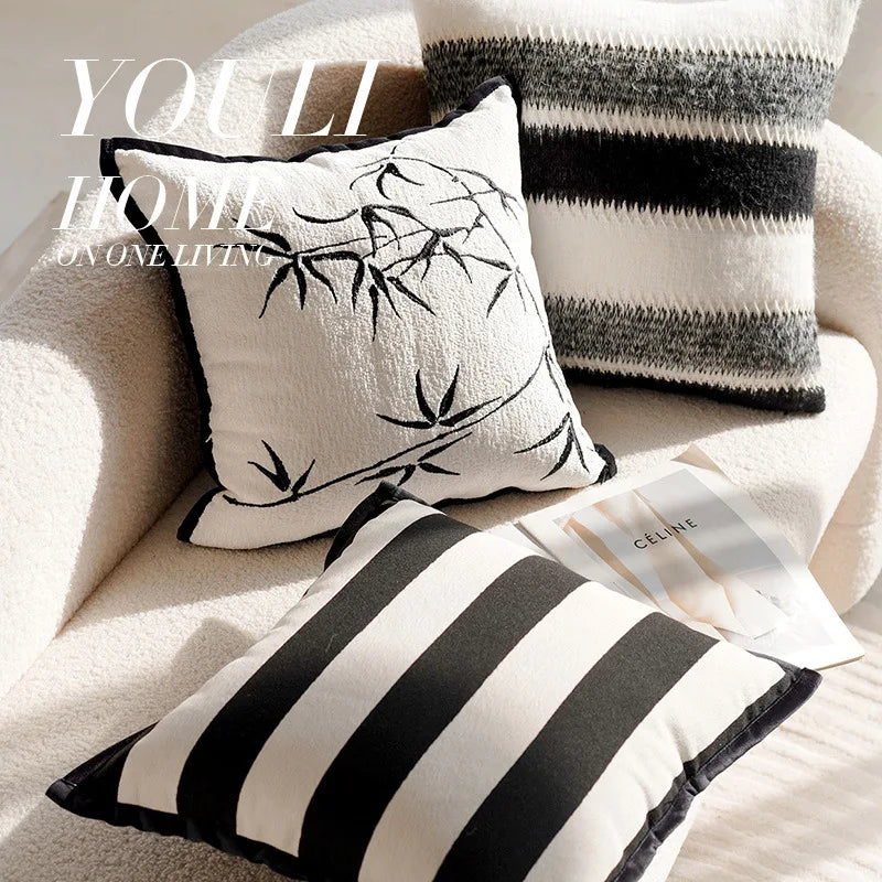 Modern Minimalist Pillows,and High-end Feel. Cushion Fabric