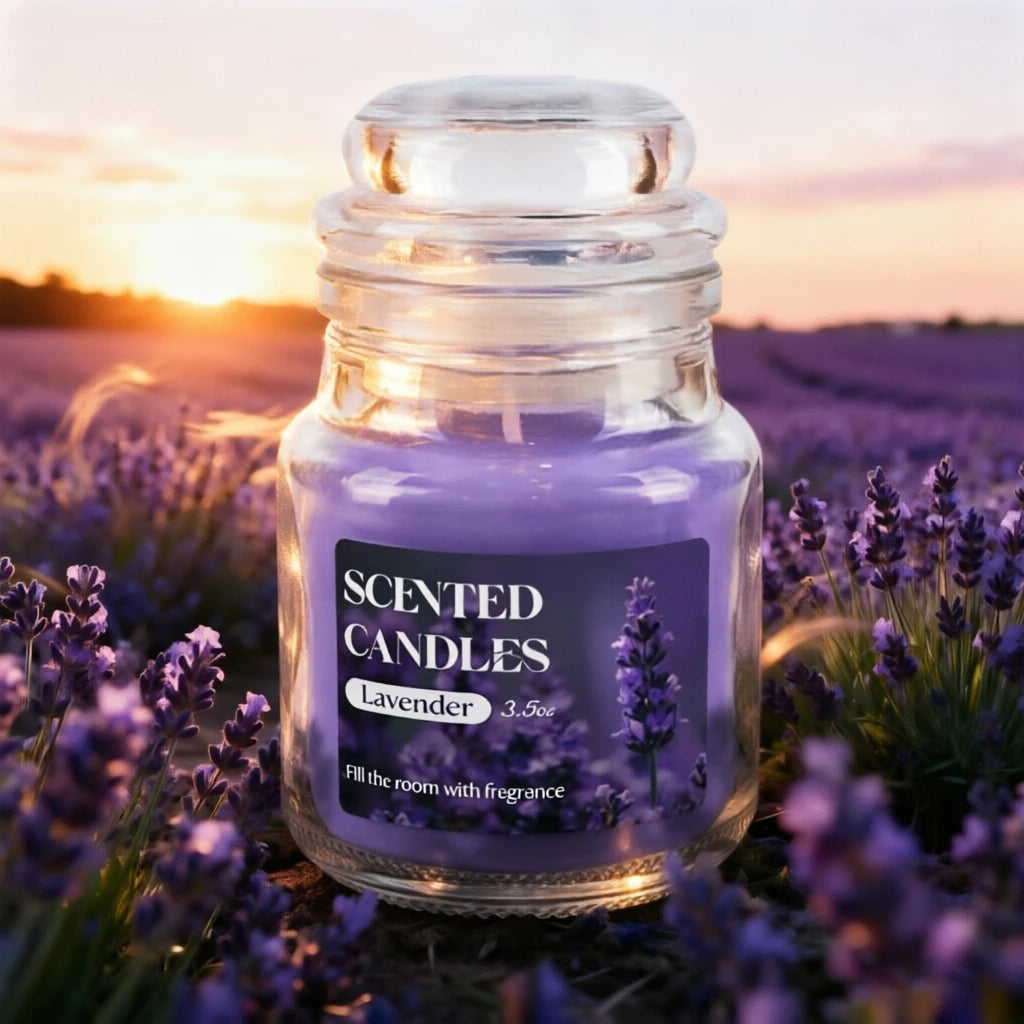 12 pieces of rotating bottle cap scented candles (small size), with 6 fragrance options
