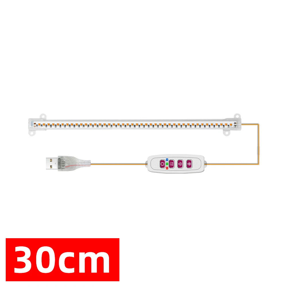 1-4pcs LED Grow Light Strips Sunlight 42-288 LEDs Dimmable