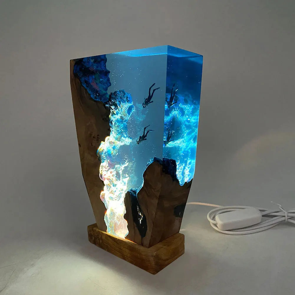 Seabed World Organism Resin Table Night Light