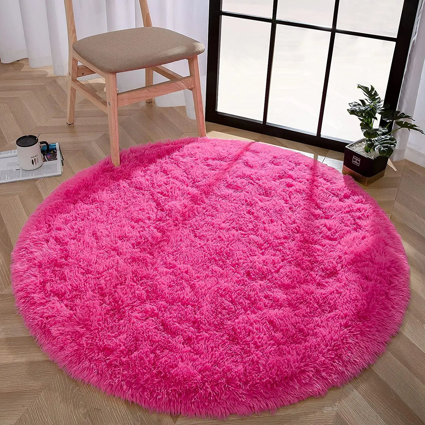 Carpet Round Thick Carpet Fluffy, Soft Rug Long Plush