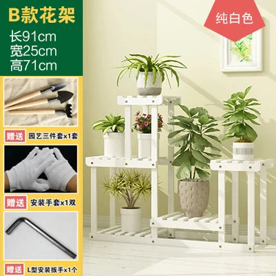 Aesthetics Trendy Flower Shelf Minimalist Plant shelves