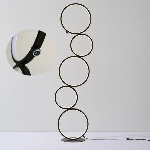 LED Floor Lamp Touch Switch Three-level Dimming
