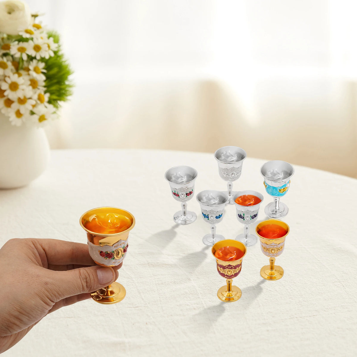 (Clearance Sale!) 8-Piece Wine Goblet Set Shot Glasses