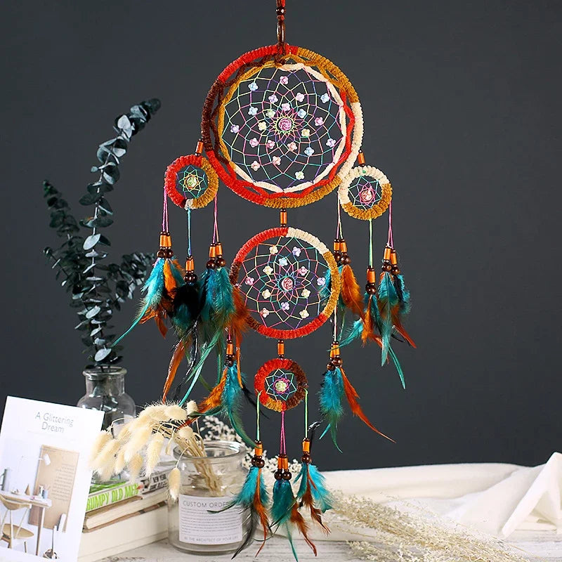 big dream catcher hanging/light decoration