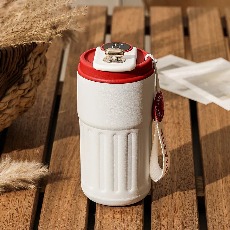 450ML Stainless Steel Thermo Water Bottle LED