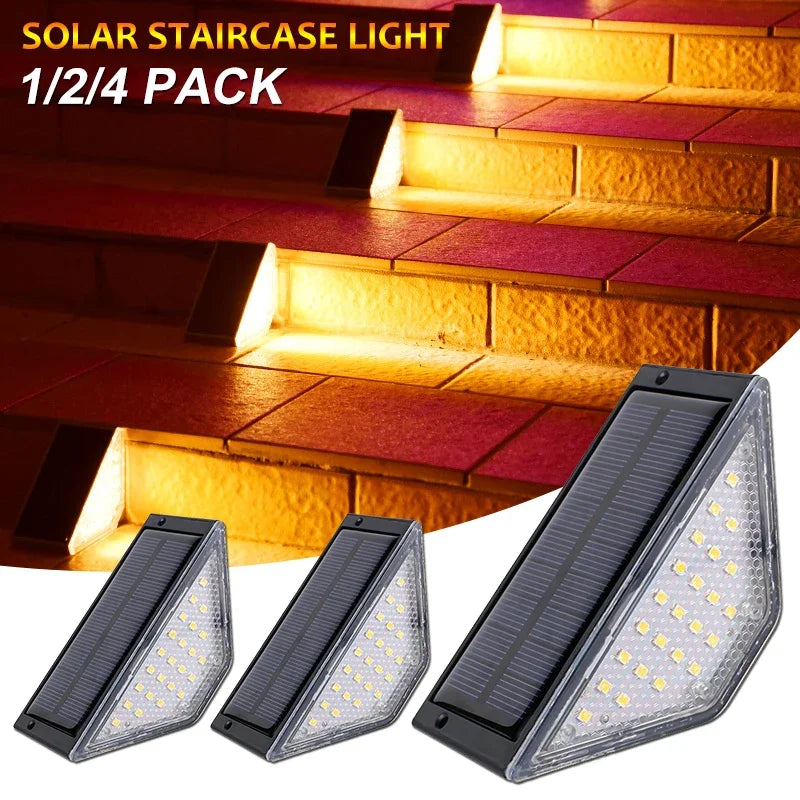 Solar Stair Lights Solar Step Light Outdoor Anti-theft Waterproof
